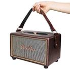 Oneder D6 40W Retro Classic Wooden Portable Outdoor Bluetooth Speaker(Brown) - 1