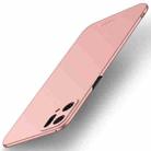 For OPPO Find X5 MOFI Frosted PC Ultra-thin Hard Case(Rose Gold) - 1