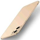 For OPPO Reno7 5G Global / Find X5 Lite MOFI Frosted PC Ultra-thin Hard Case(Gold) - 1
