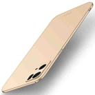 For OPPO Reno7 Pro MOFI Frosted PC Ultra-thin Hard Case(Gold) - 1