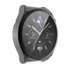 For Huawei Watch GT 3 Pro 43mm ENKAY Full Coverage Electroplated Soft TPU Case with Screen Protection(Black) - 1