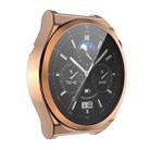 For Huawei Watch GT 3 Pro 43mm ENKAY Full Coverage Electroplated Soft TPU Case with Screen Protection(Rose Gold) - 1