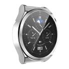 For Huawei Watch GT 3 Pro 43mm ENKAY Full Coverage Electroplated Soft TPU Case with Screen Protection(Silver) - 1