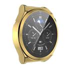 For Huawei Watch GT 3 Pro 43mm ENKAY Full Coverage Electroplated Soft TPU Case with Screen Protection(Golden) - 1