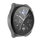 For Huawei Watch GT 3 Pro 46mm ENKAY Full Coverage Electroplated Soft TPU Case with Screen Protection(Black) - 1
