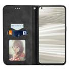 For OPPO Realme GT2 Pro Retro Skin Feel Magnetic Leather Phone Case(Black) - 3