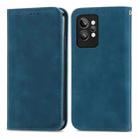 For OPPO Realme GT2 Pro Retro Skin Feel Magnetic Leather Phone Case(Blue) - 2