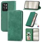 For OPPO Realme GT2 Pro Retro Skin Feel Magnetic Leather Phone Case(Green) - 1