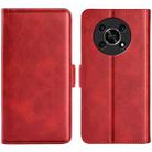 For Honor X30 / Magic 4 Lite Dual-side Magnetic Buckle Horizontal Flip Leather Phone Case(Red) - 1