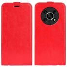 For Honor X30 / Magic 4 Lite R64 Texture  Vertical Flip Leather Phone Case(Red) - 1