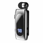 K55 Retractable Cable BT5.2 Smart In-ear Single Sports Earphone(Gray) - 1