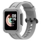 For Xiaomi Redmi Watch Lite Silicone Solid Color Watch Band(Grey) - 1