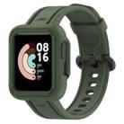 For Xiaomi Redmi Watch 2 Lite Silicone Solid Color Watch Band(Dark Green) - 1