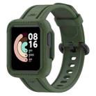 For Xiaomi Redmi Watch Silicone Solid Color Watch Band(Dark Green) - 1