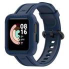 For Xiaomi Redmi Watch Silicone Solid Color Watch Band(Dark Blue) - 1