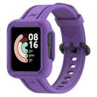 For Xiaomi Redmi Watch Silicone Solid Color Watch Band(Purple) - 1