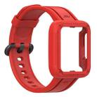 For Xiaomi Mi Watch Lite Silicone Solid Color Watch Band(Red) - 2