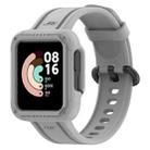 For Xiaomi Mi Watch Lite Silicone Solid Color Watch Band(Grey) - 1