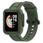 For Xiaomi Mi Watch 2 Lite Silicone Solid Color Watch Band(Dark Green) - 1