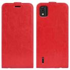 For Nokia C2 2nd Edition R64 Texture Vertical Flip Leather Phone Case(Red) - 1