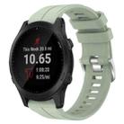 For Garmin Forerunner 945 22mm Silicone Sports Watch Band(Peppermint Green) - 1