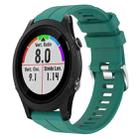 For Garmin Forerunner 935 22mm Silicone Sports Watch Band(Green) - 1