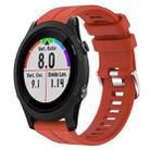 For Garmin Forerunner 935 22mm Silicone Sports Watch Band(Red) - 1