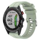 For Garmin Approach S62 22mm Silicone Sports Watch Band(Peppermint Green) - 1