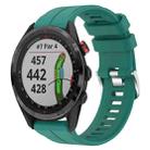 For Garmin Approach S62 22mm Silicone Sports Watch Band(Green) - 1