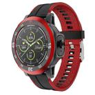 N16 1.28 inch Color Screen Smart Watch,Support Heart Rate Monitoring/Blood Pressure Monitoring(Red) - 1