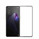 For OPPO Reno8 Pro+ PINWUYO 9H 2.5D Full Screen Tempered Glass Film(Black) - 1