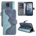 For Nokia C100 Stitching Horizontal Flip Leather Phone Case(Blue) - 1