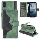 For Nokia C2 2nd Edition Stitching Horizontal Flip Leather Phone Case(Green) - 1