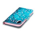 Colored Drawing Pattern Horizontal Flip Leather Case for Samsung Galaxy A20e ,with Holder & Card Slots & Wallet(Plum Blossom) - 1