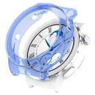 For Huawei GT 3 Pro 46mm TPU Transparent Hollow Watch Case(Blue) - 1