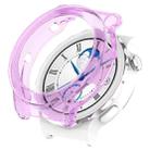 For Huawei GT 3 Pro 43mm TPU Transparent Hollow Watch Case(Purple) - 1