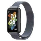 For Huawei Band 7 Milan Magnetic Watch Band(Gray) - 1