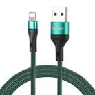 ENKAY ENK-CB118 1m USB 3.0 to 8 Pin 3A Fast Charging Sync Data Cable(Green) - 1