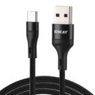 ENKAY ENK-CB119 1m USB 3.0 to USB-C / Type-C 5A Super Fast Charging Sync Data Cable(Black) - 1