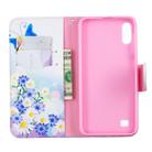 Colored Drawing Pattern Horizontal Flip Leather Case for Samsung Galaxy A10,with Holder & Card Slots & Wallet(Butterfly Love) - 1