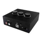 2x2 USB Recording Audio Sound Card(Black) - 1