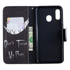 Colored Drawing Pattern Horizontal Flip Leather Case for Samsung Galaxy A20&A30,with Holder & Card Slots & Wallet(Smirk) - 1