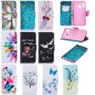 Colored Drawing Pattern Horizontal Flip Leather Case for Samsung Galaxy A20&A30,with Holder & Card Slots & Wallet(Two Butterflies) - 5