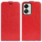For OnePlus Nord 2T 5G R64 Texture Vertical Flip Leather Phone Case(Red) - 1