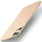 For OPPO Find X5 Pro MOFI Frosted PC Ultra-thin Hard Case(Gold) - 1