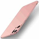 For OPPO Find X5 Pro MOFI Frosted PC Ultra-thin Hard Case(Rose Gold) - 1