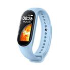 M7 0.96 inch Color Screen Smart Watch,Support Heart Rate Monitoring/Blood Pressure Monitoring(Light Blue) - 1