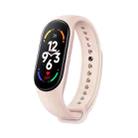 M7 0.96 inch Color Screen Smart Watch,Support Heart Rate Monitoring/Blood Pressure Monitoring(Pink) - 1