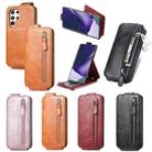 For Samsung Galaxy A42 5G Zipper Wallet Vertical Flip Leather Phone Case(Pink) - 7