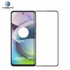 For Motorola Moto E32 PINWUYO 9H 2.5D Full Screen Tempered Glass Film(Black) - 1